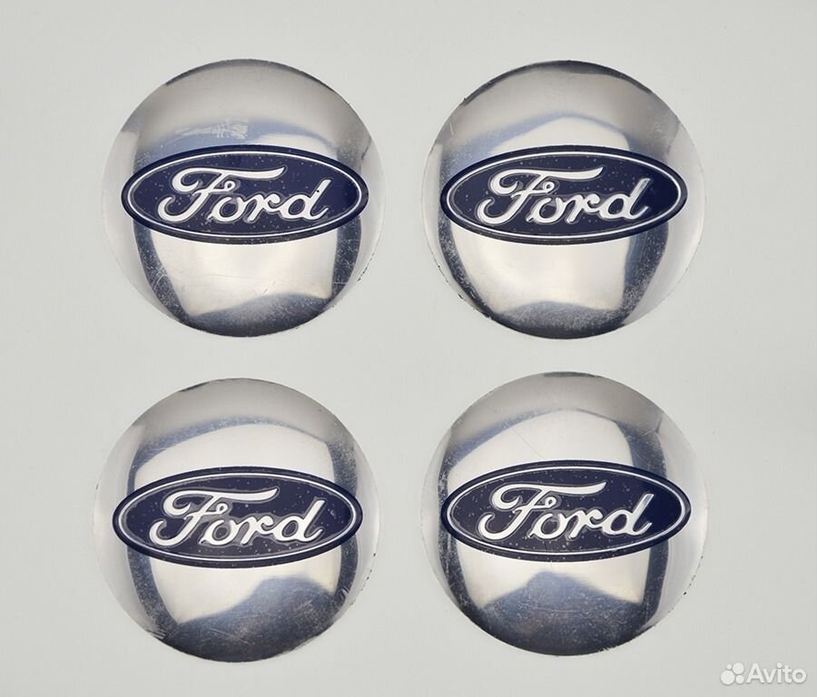 Наклейки на заглушки литых дисков Ford