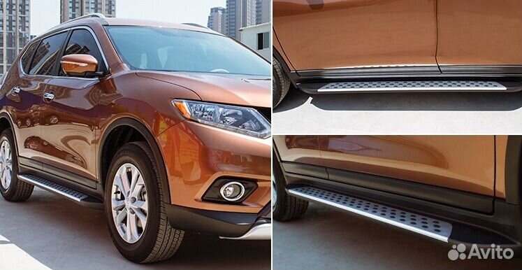 Пороги Nissan X-Trail T32 2015