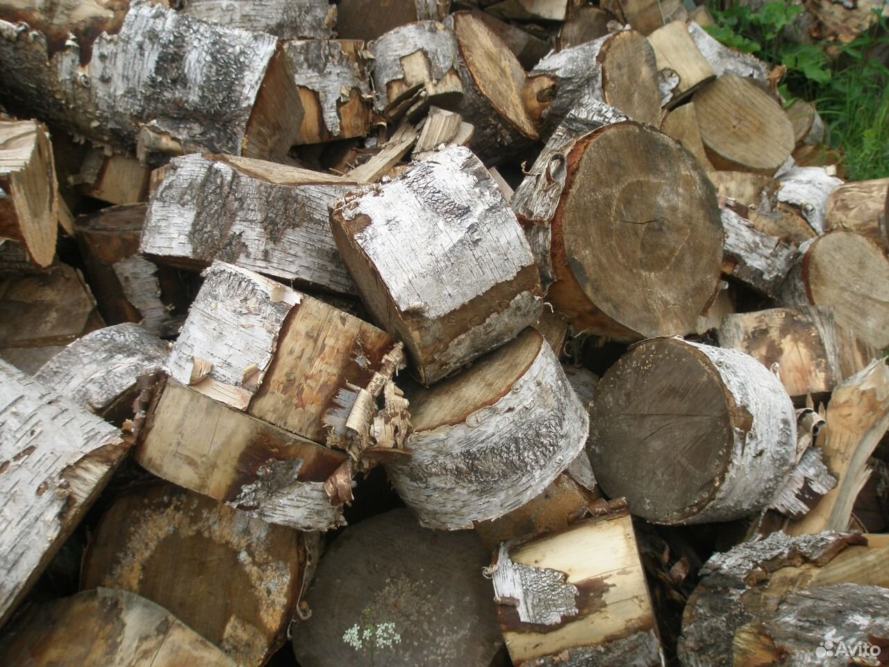 Березовые дрова с корой