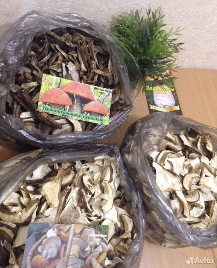 Сухие (сушеные) грибы отличного качества купить на Зозу.ру - фотография № 1