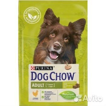 Dog Chow Adult, для взрослых собак, курица, 14 кг купить на Зозу.ру - фотография № 1