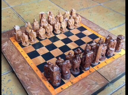 Шахматы из дерева раритет