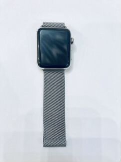 Apple iwatch 2 42mm сталь с миланским браслетом