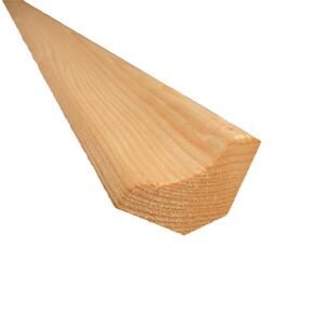 Плинтус деревянный угловой
