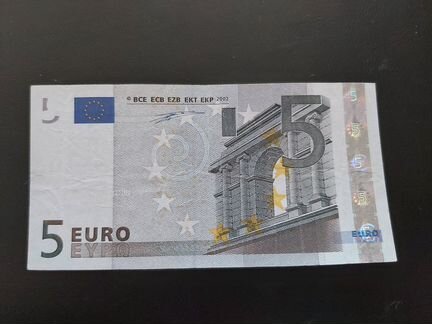 5 евро 2002г