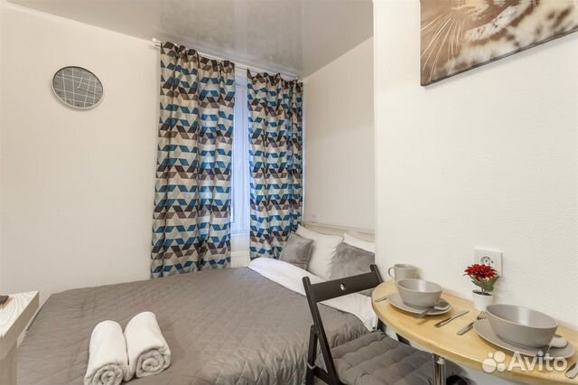 

Квартира-студия, 14 м², 1 кровать