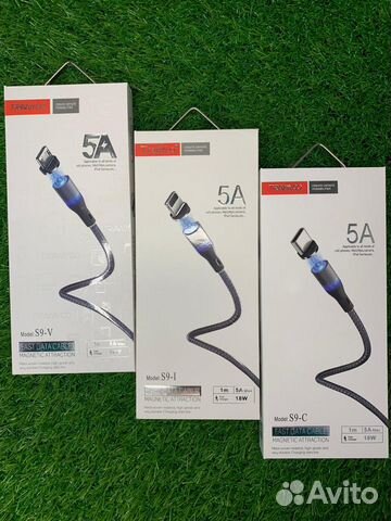 Магнитный кабель Micro / Type-C / Lightning