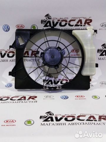 Диффузор вентилятора охлаждения Хендай Солярис