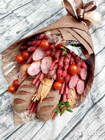 Мужской букет из колбасы 