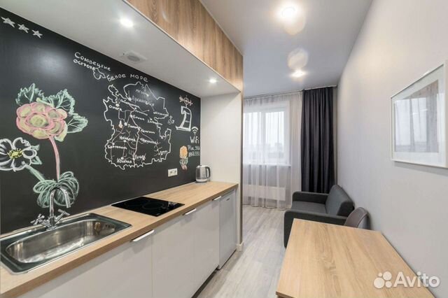 

Квартира-студия, 23 м², 2 кровати
