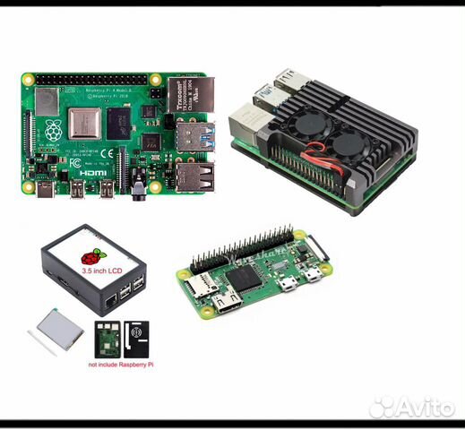 Raspberry Pi 4b и Zero Корпусы Дисплеи и Arduino