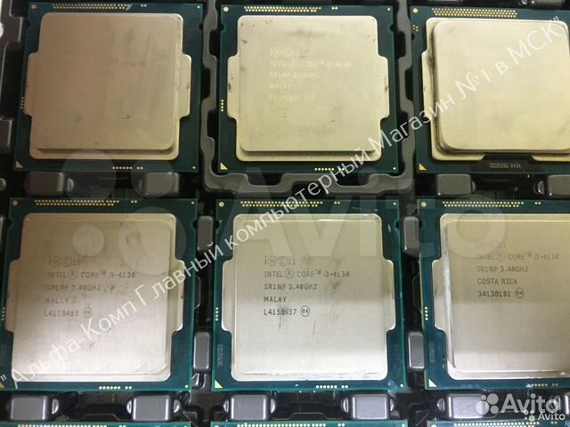 Процессор i3 2100 3220 4130 6100 7100 Есть 280шт
