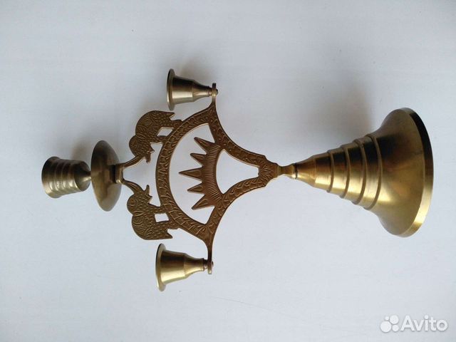 Бронзовые подсвечники из Индии 