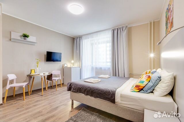 

Квартира-студия в апарт-отеле, 31 м², 2 кровати