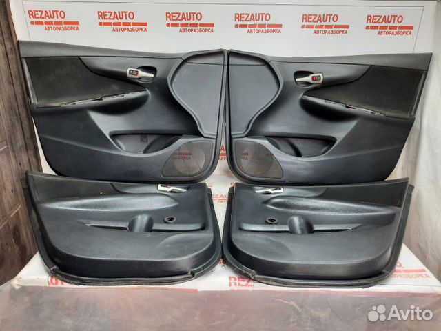 Обшивка дверей Toyota Corolla ZRE151 1zrfe 2008