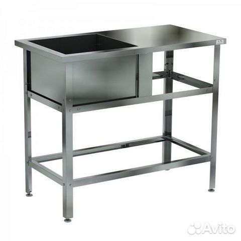 Мойка с рабочей поверхностью(нержавейка)