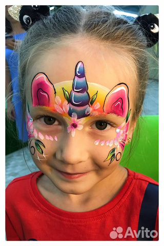 Аквагрим Грим на Хэллоуин Блеск-тату Неоновый грим