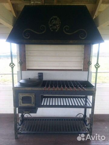 Мангал с казаном