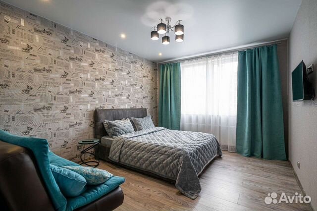 

1-к. квартира, 37 м², 2 кровати