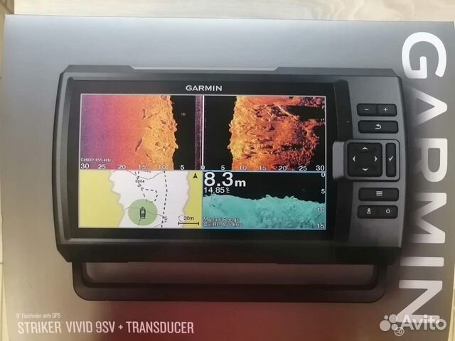 Эхолот garmin striker vivid 9sv