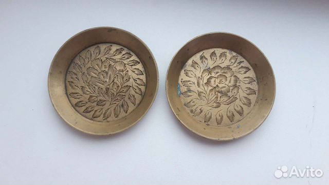 Блюдце латунное периода СССР