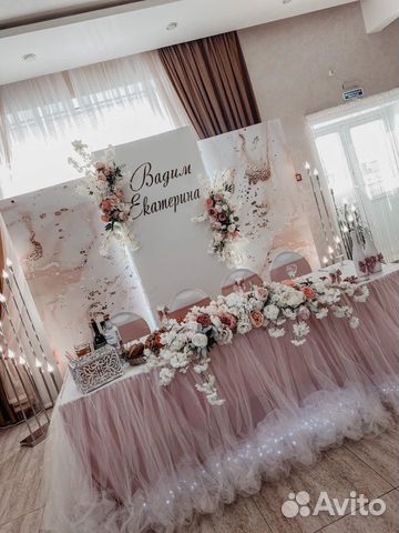 Оформление свадьбы, свадебный декор