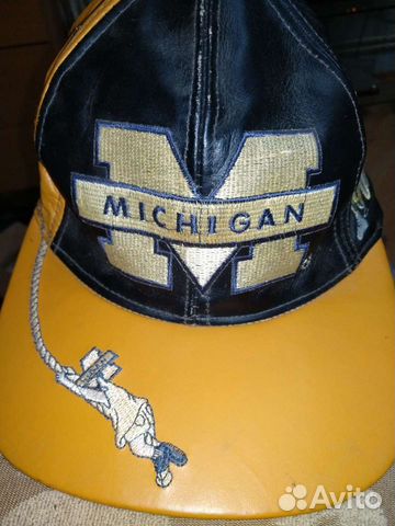 Кепка бейсболка кожаная коллекционная