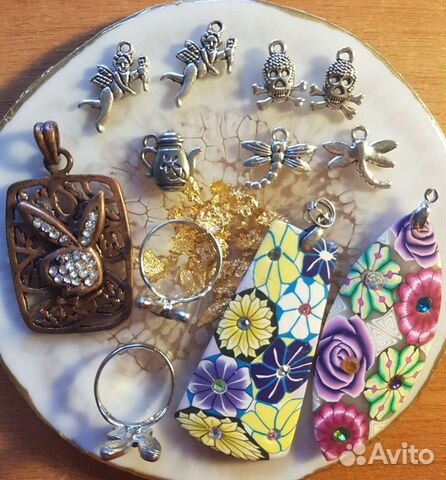 Подвески, кулоны, фурнитура для бижутерии