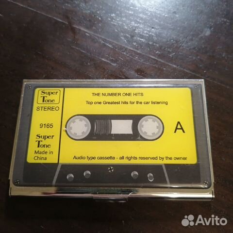 Визитница металлическая 