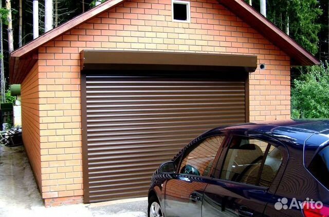 Ворота рольставни бу