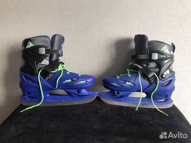 Коньки ледовые раздвижные 38-41