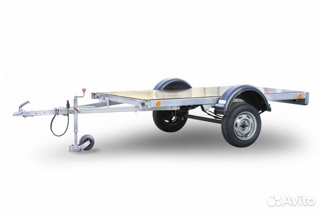 Прицеп Крепыш 2,5х1,26 с тентом 1,5 метра