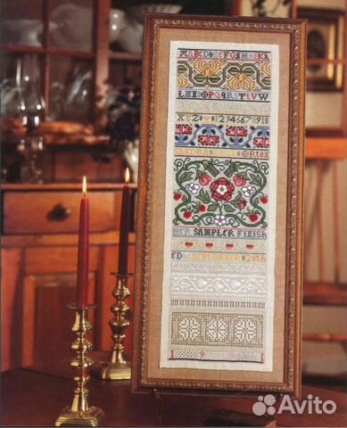 Схема для вышивания Английский семплер