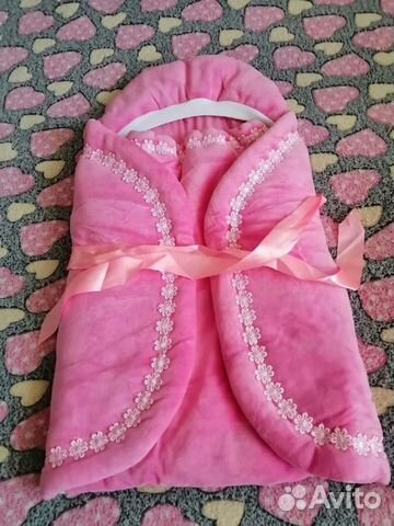 Конверт на выписку для девочки весна осень