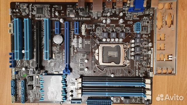 Материнская плата Asus P8B75-V сокет LGA1155