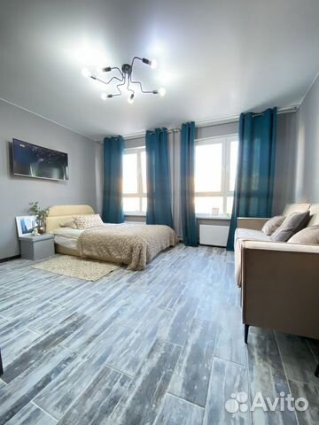 

Квартира-студия, 27 м², 2 кровати