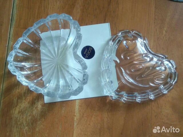 Шкатулка Сердце стекло, бренд Soga, Япония