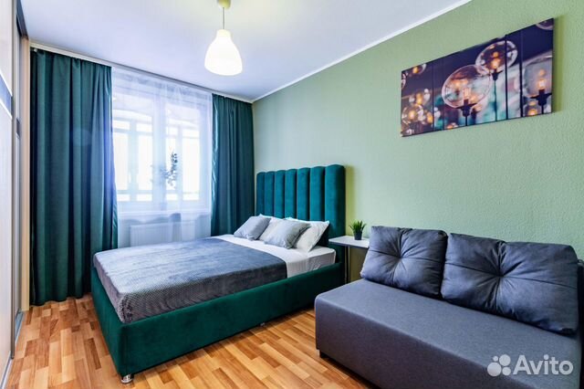 

1-к. квартира, 45 м², 3 кровати