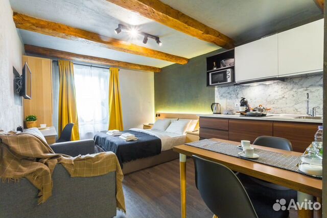 

Квартира-студия, 20 м², 2 кровати