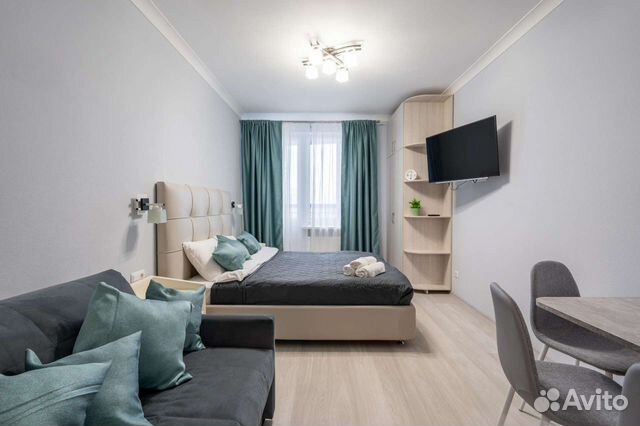 

Квартира-студия, 30 м², 2 кровати