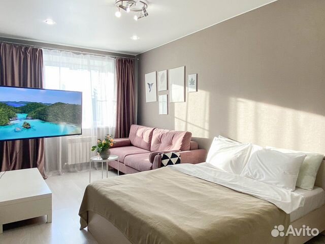 

1-к. квартира, 40 м², 2 кровати