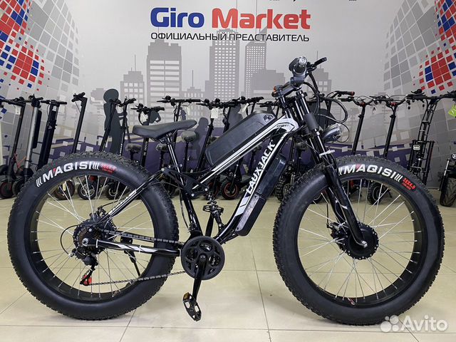 Электрофэтбайк Электровелосипед полноприводный