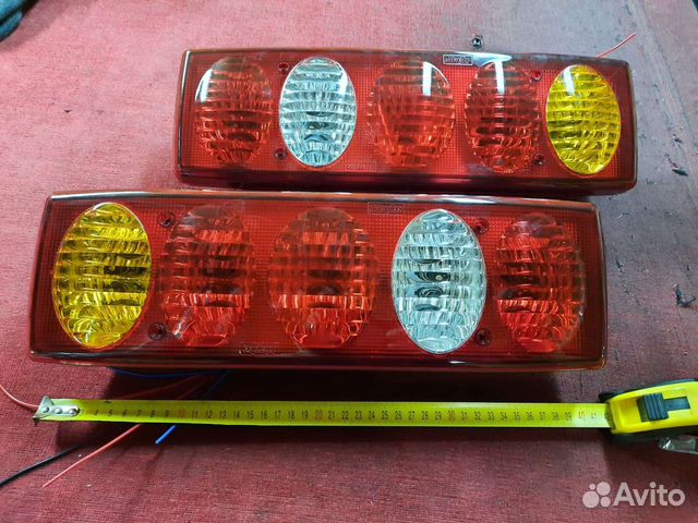 Задние фонари 5 овалов Комплект большие на Фуру