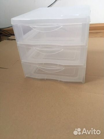 Ящики для хранения пластиковые