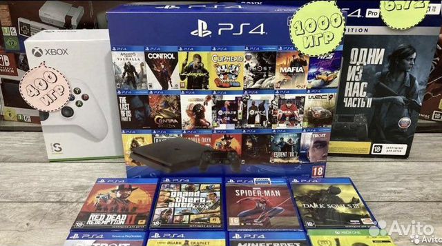 Playstation 4 9.00 + 1000 игр (Медиасалон)