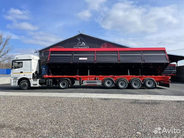 Полуприцеп зерновоз Тонар 9989 СПЛ65, 2023