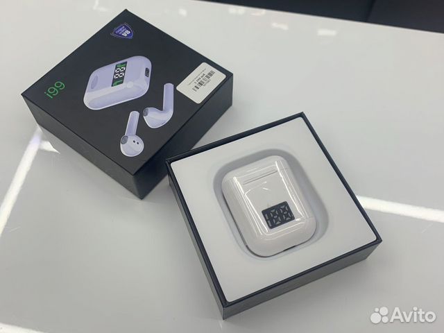 Беспроводные наушники i99 белый 9