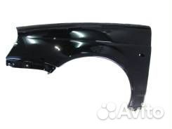 Крыло переднее левое Лада Приора в цвет черный 665