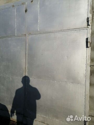 Ворота гаражные металлические бу