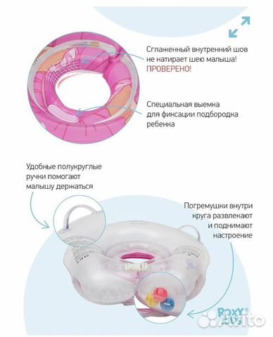 Круг для купания новорожденных И малышей на шею